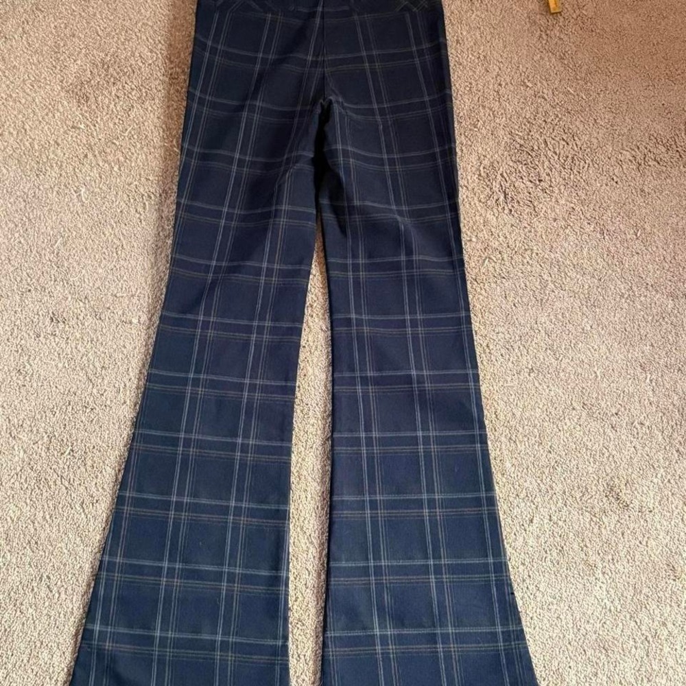 NWT Plaid Garage flare trousers - Picture 6 of 6